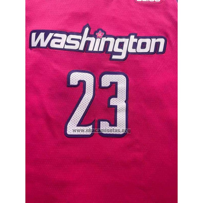Camiseta Washington Wizards Michael Jordan NO 23 Ciudad 2022-23 Rosa